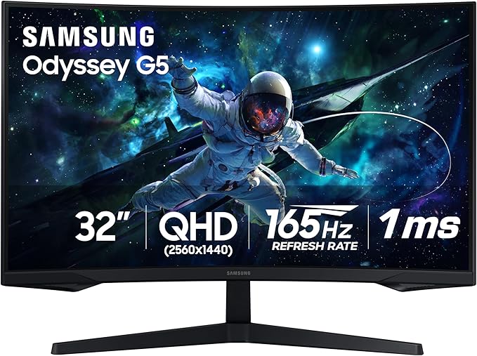 Samsung Odyssey G55C LS32CG552ENXZA 32 inches monitor — verified Prime delivery