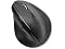 Amazon Basics 6-button vertical wireless mouse — black