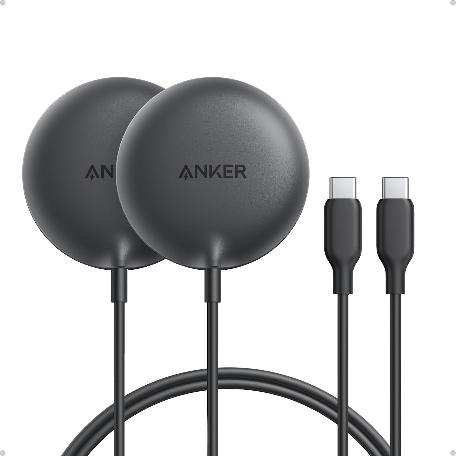 Anker Zolo B25M2 — Black2pack Qi2certified15W magnetic wireless charging pads;no poweradapter;notforPixel per listing