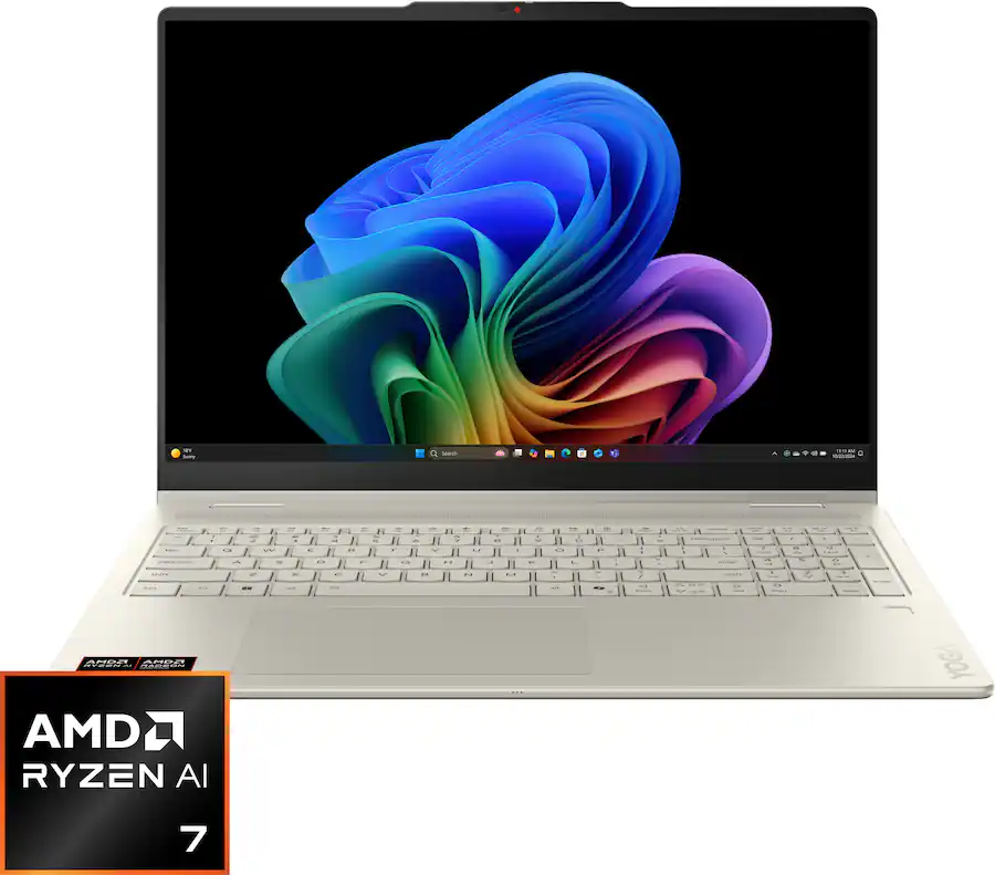 Lenovo Yoga7a83TF002EUS: AMD RyzenAI7 445, Integrated AMD Radeon840M, 24GB LPDDR5X onboard, 512GB SSD
