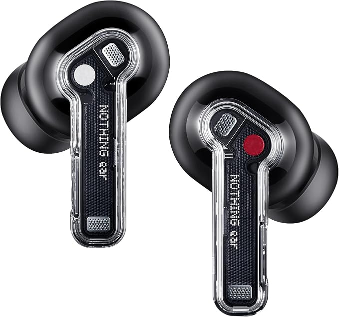 Nothing Ear (2024) Black ANC Wireless Earbuds — $59 with Prime delivery