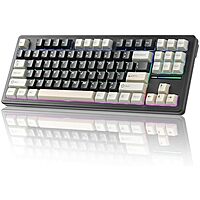 YUNZII YZ87 75% TKL Wireless Mechanical Keyboard w/ Gasket Mount (Linear Milk Switch)