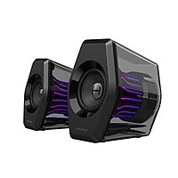 Edifier G2000 Pro 2.0 RGB Gaming Speakers with 64W Peak Power, Virtual 7.1 Surround Sound Bluetooth (Black)