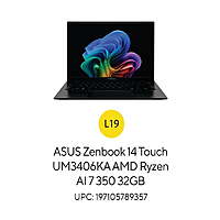 Asus Zenbook 14 AMD Ryzen AI7 32GB RAM 1TB SSD