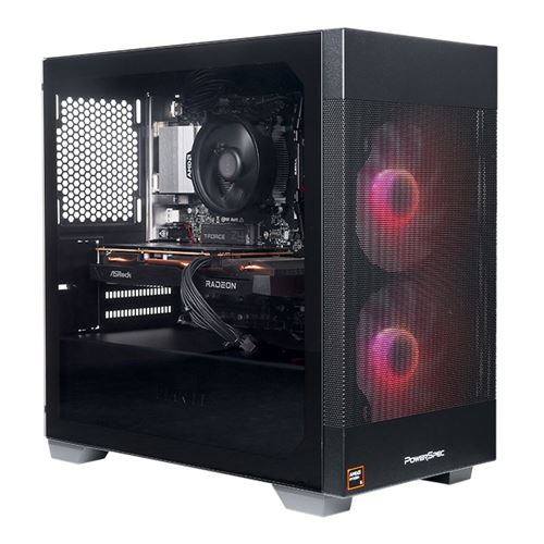 PowerSpec G542 Desktop: Ryzen 5 5600X3D, RX 7600 8GB, 16GB RAM, 1TB SSD — In-store only