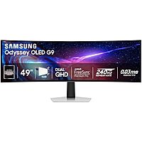 $899.99* | 49" Samsung Odyssey G93SC QD-OLED 240Hz 5120x1440 Ultrawide Curved Gaming Monitor + Resident Evil Requiem at Amazon