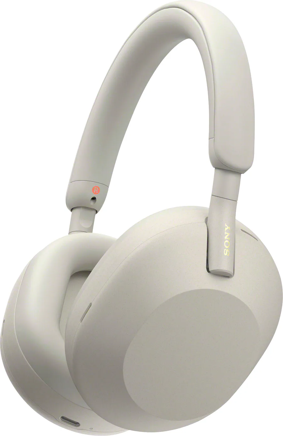 Sony WH-1000XM5 silver Bluetooth ANC headphones — $228