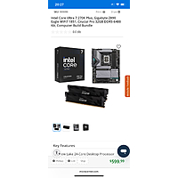 Micro Center: Intel Ultra 7 270K + Gigabyte Z890 Eagle Wi-Fi7 MB + 32GB DDR5 6400