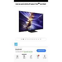 Shop Samsung App + EPP - 77" Samsung OLED S90F 4K Smart TV