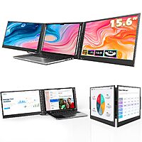 15.6" QQH FHD IPS Triple Laptop Screen Extender