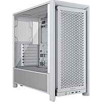 $74.89* | CORSAIR 4000D RS Frame Modular Mid-Tower ATX PC Case (White) at Amazon