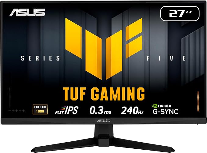ASUS TUF VG279QM5A 27" 1080p 240Hz Fast IPS Gaming Monitor